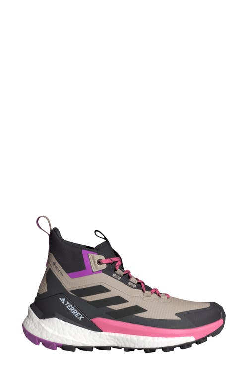 Shop Adidas Originals Adidas Terrex Free Hiker 2.0 Hiking Shoe In Wonder Beige/pink/black