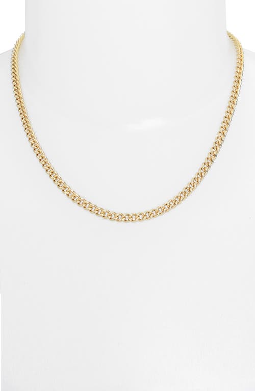 Shop Allsaints Hexagonal Pendant Collar Necklace In Gold