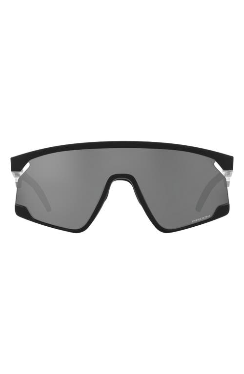 Oakley BXTR 39mm Prizm Wrap Shield Sunglasses in Matte Black at Nordstrom