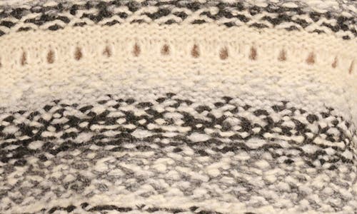 Lucky Brand Fair Isle Boat Neck Sweater In Neutral Combo