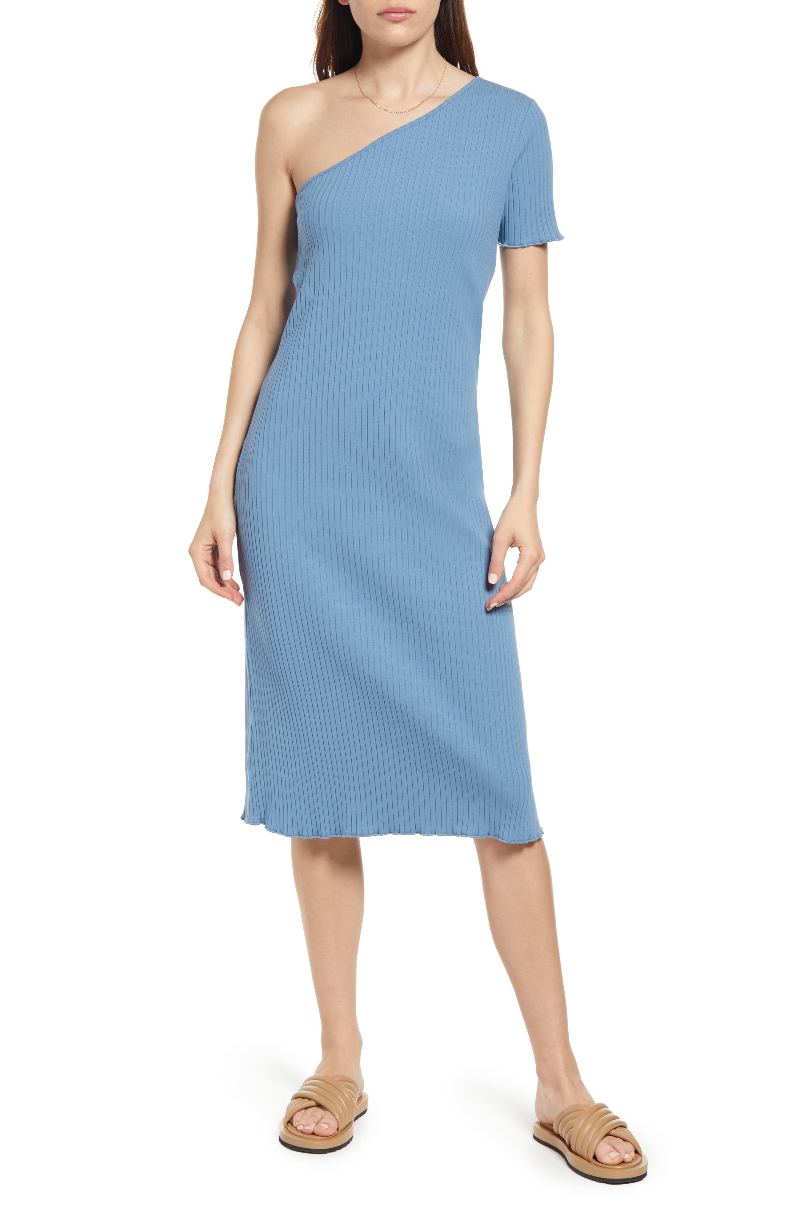 Rails Rania Rib One-Shoulder Body-Con 