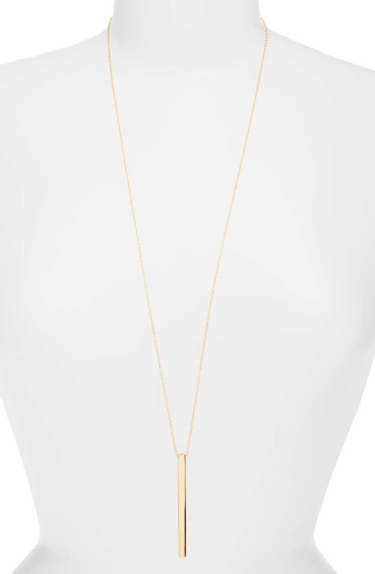 SOKO SOKO THIN BAR PENDANT NECKLACE
