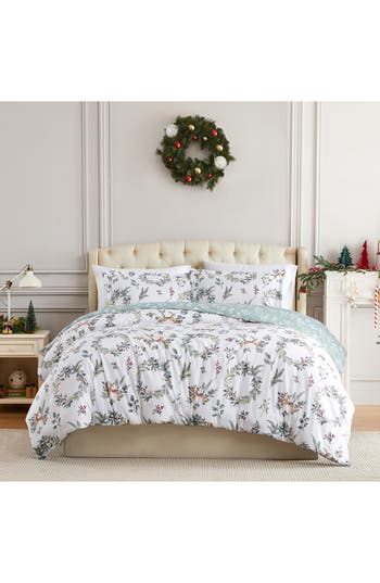Southshore Fine Linens Happy Holidays Oversize Holiday Comforter Set In Happy Holidays