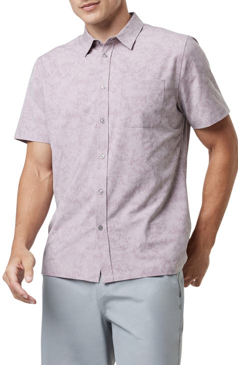 Tommy Hilfiger Short Sleeve Button Up Navy Blue Shirt Mens XS