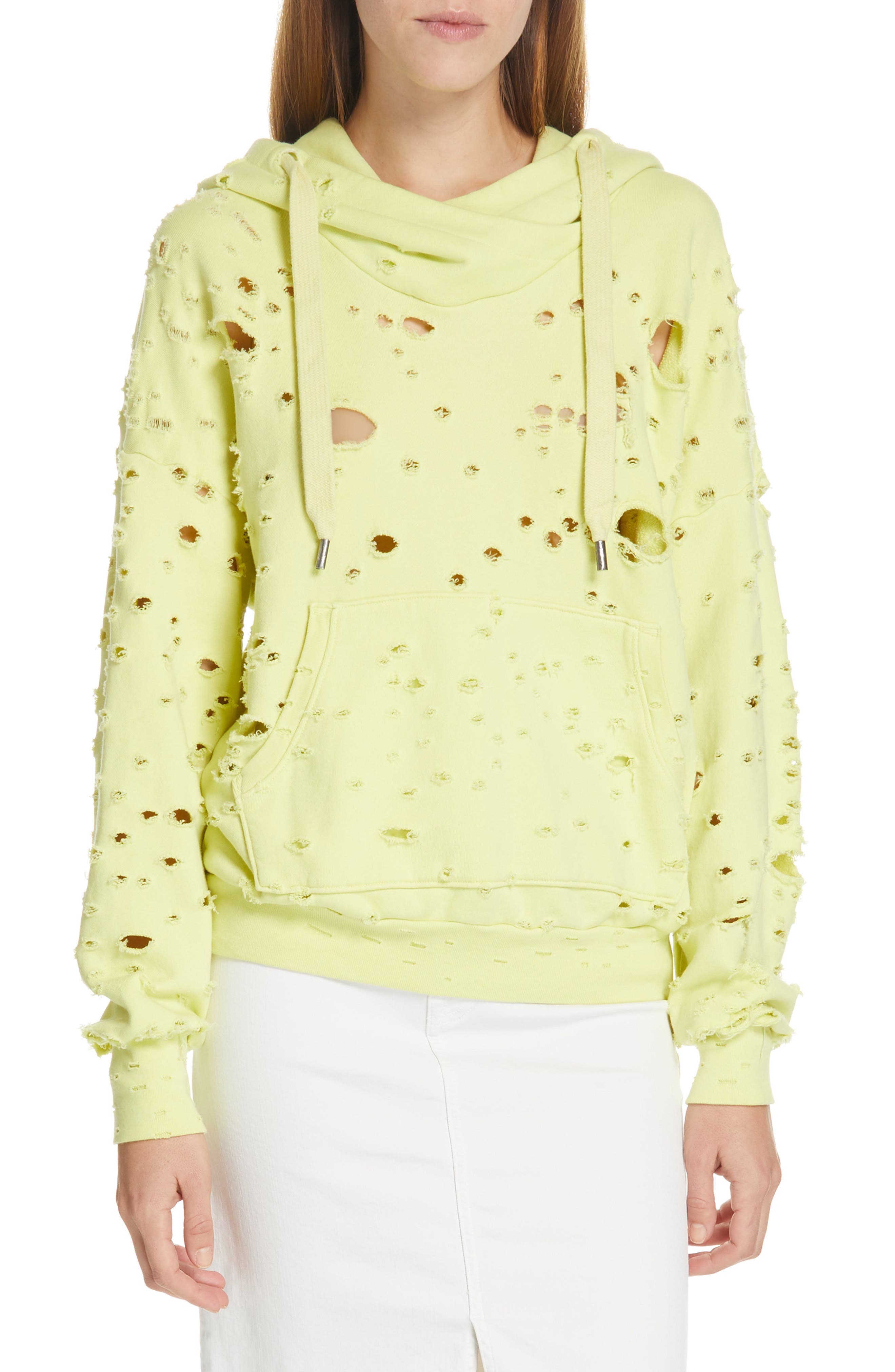 nsf distressed hoodie