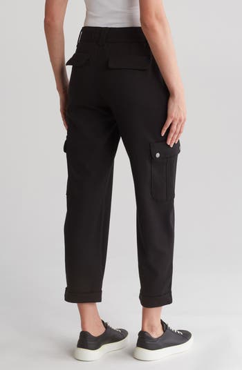 Democracy High Rise Patch Pocket Straight Leg Pants