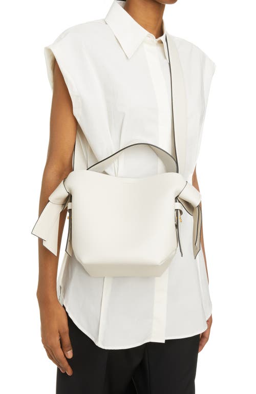 Acne Studios Musubi Mini Bag In White/black
