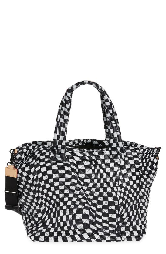 Mz Wallace Deluxe Large Metro Tote In Checkerboard