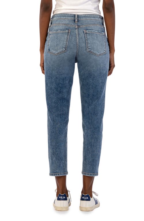 Kut From The Kloth Naomi Crop Straight Leg Girlfriend Jeans In Converted