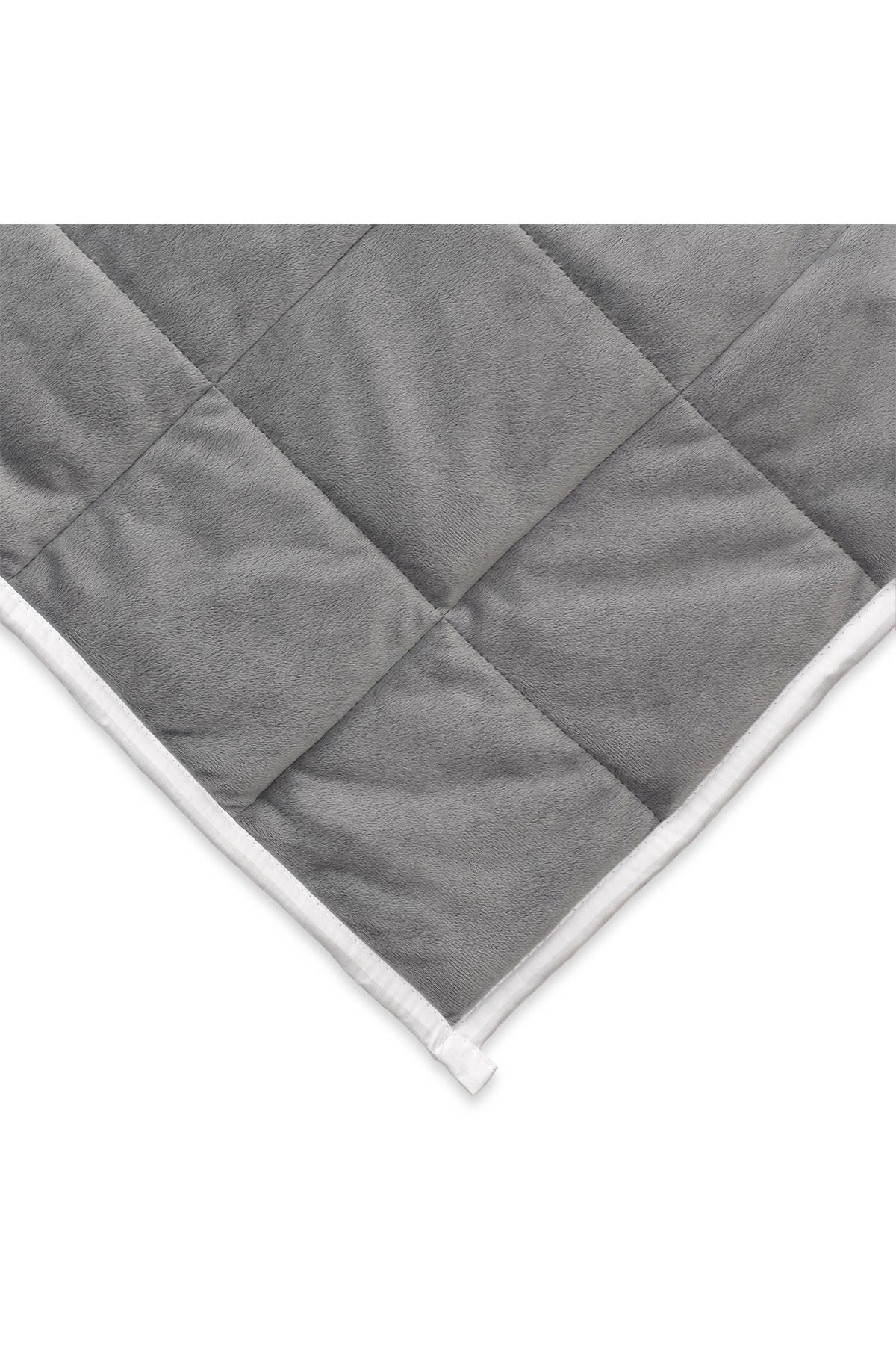 Ella Jayne Reversible Weighted Anti-anxiety Blanket In Grey