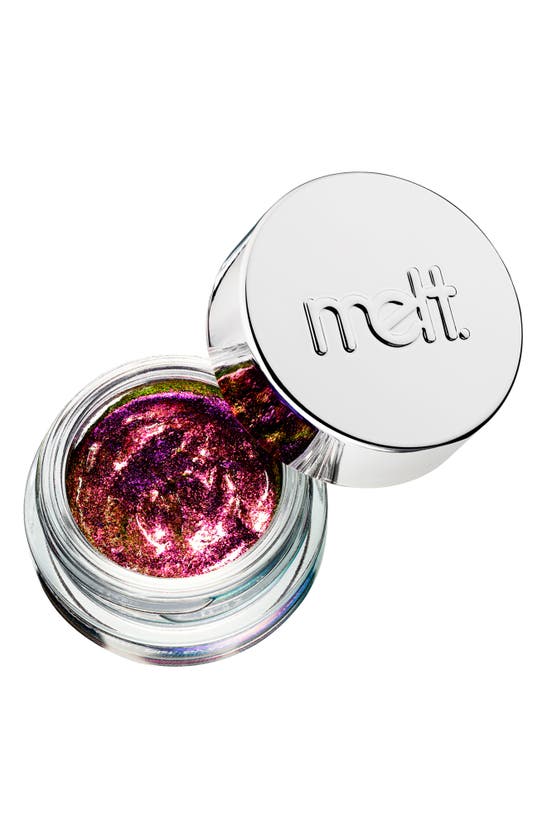 Shop Melt Cosmetics Duo Chrome Eyeshadow Gel In Clockwork Purple