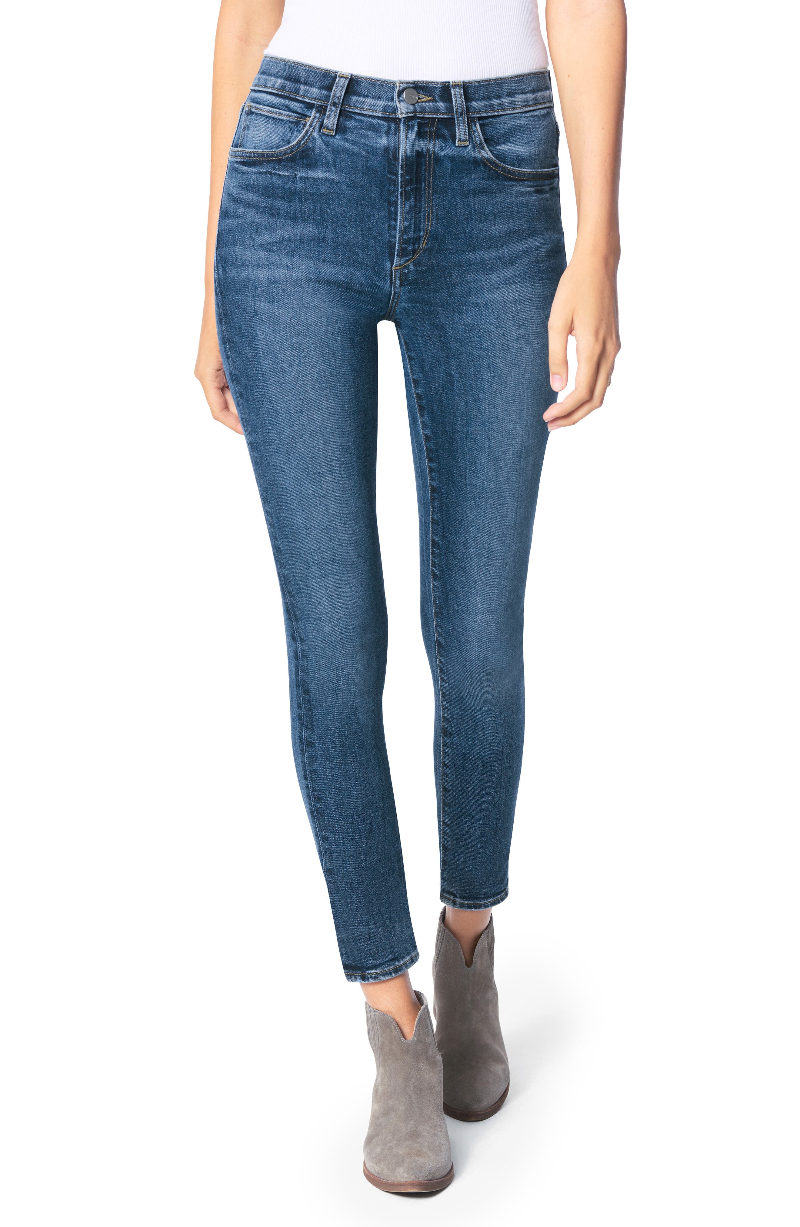 signature high rise ankle skinny jean