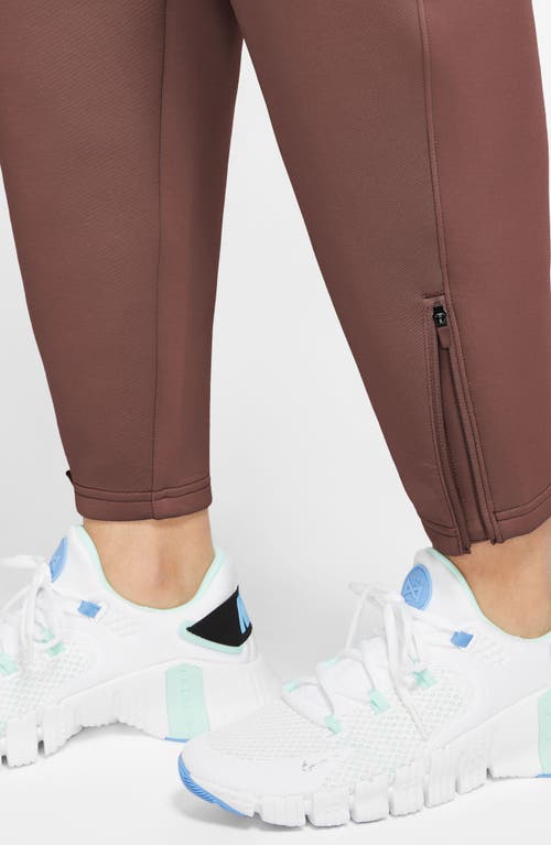 Nike Prima Dri-fit Crop Joggers In Sepia Brown/black
