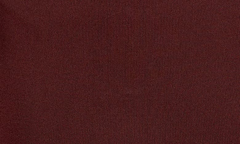 Endless Rose Asymmetric Neck Long Sleeve Knit Top In Brown
