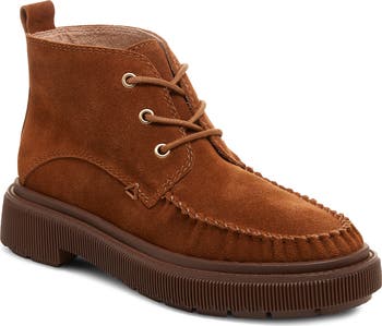 Brooklyn leather and fabric 2025 chukka