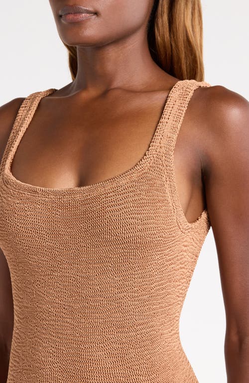 HUNZA G HUNZA G SQUARE NECK ONE-PIECE SWIMSUIT
