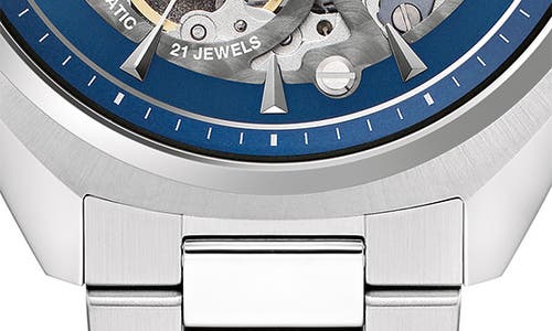 Shop Bulova Surveyor Bracelet Watch, 41mm In Silverone