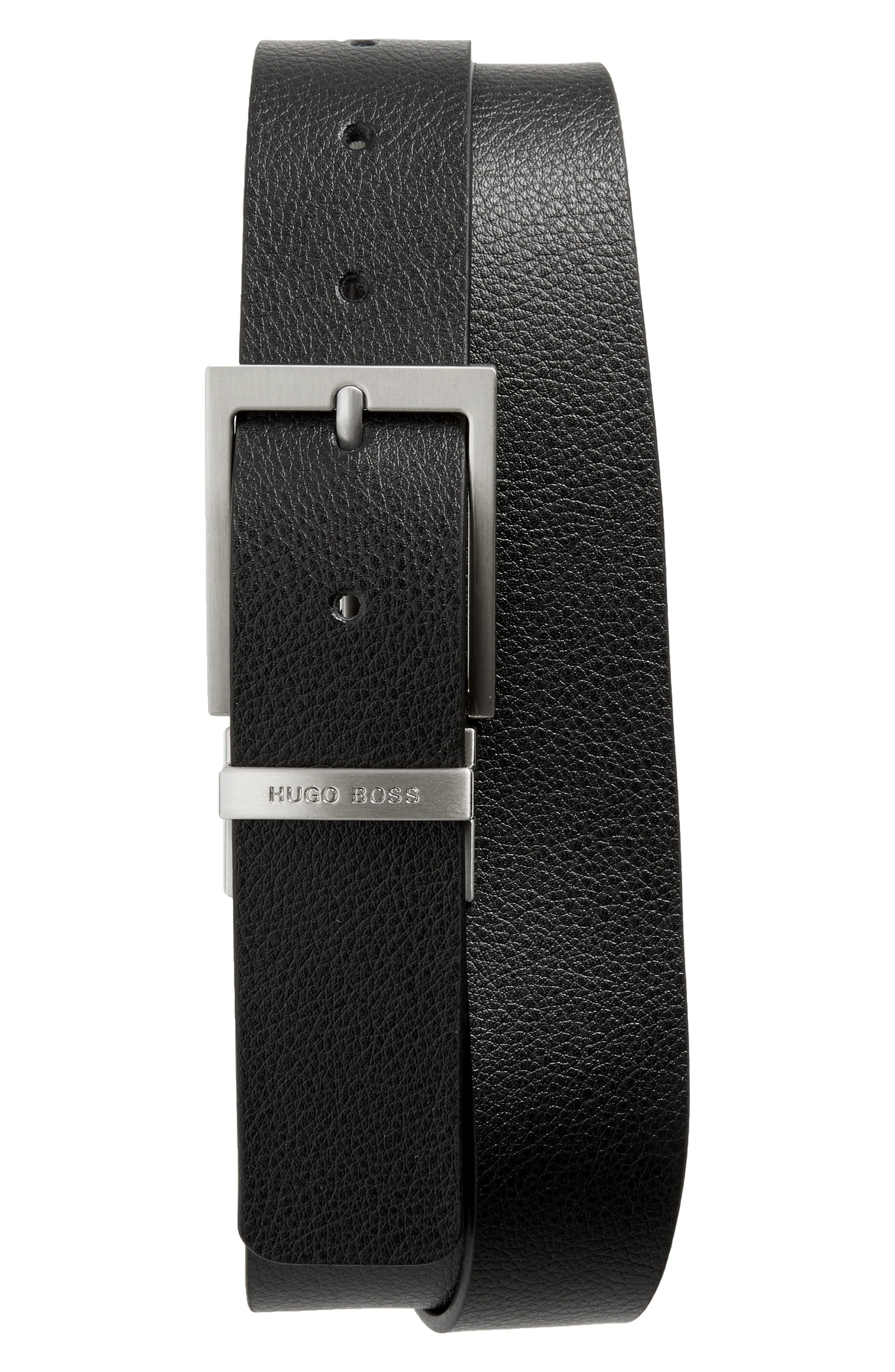 BOSS Reming Reversible Leather Belt 