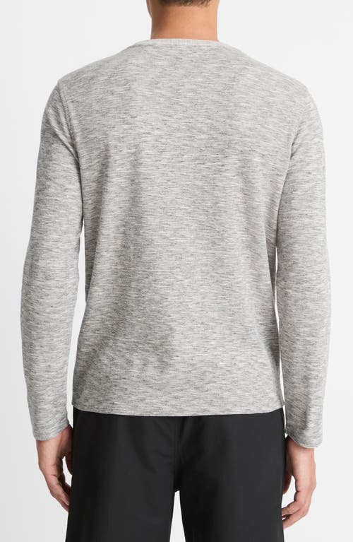 Vince Double Knit Sweater In Black/off White