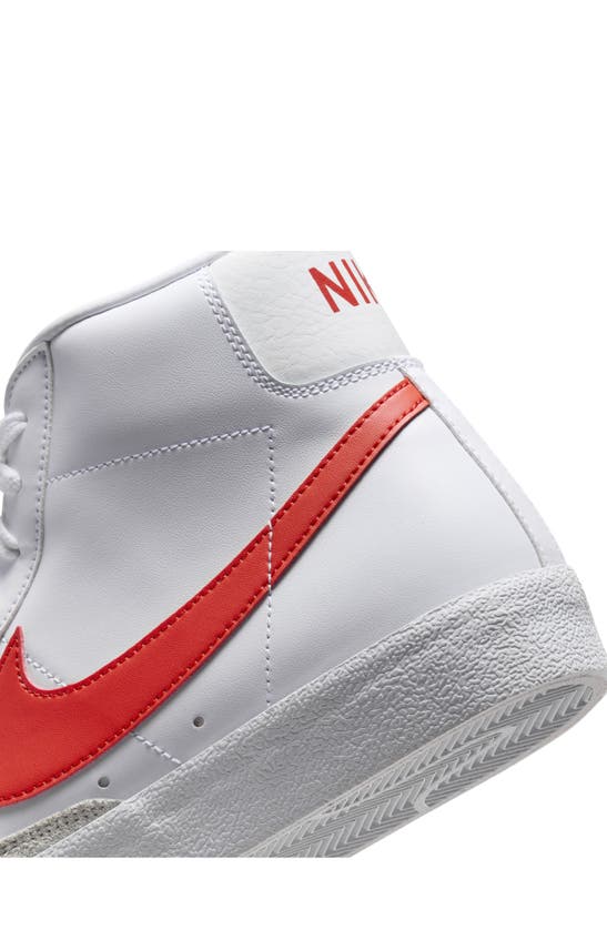 Shop Nike Blazer Mid '77 Vintage Sneaker In White/ Picante Red