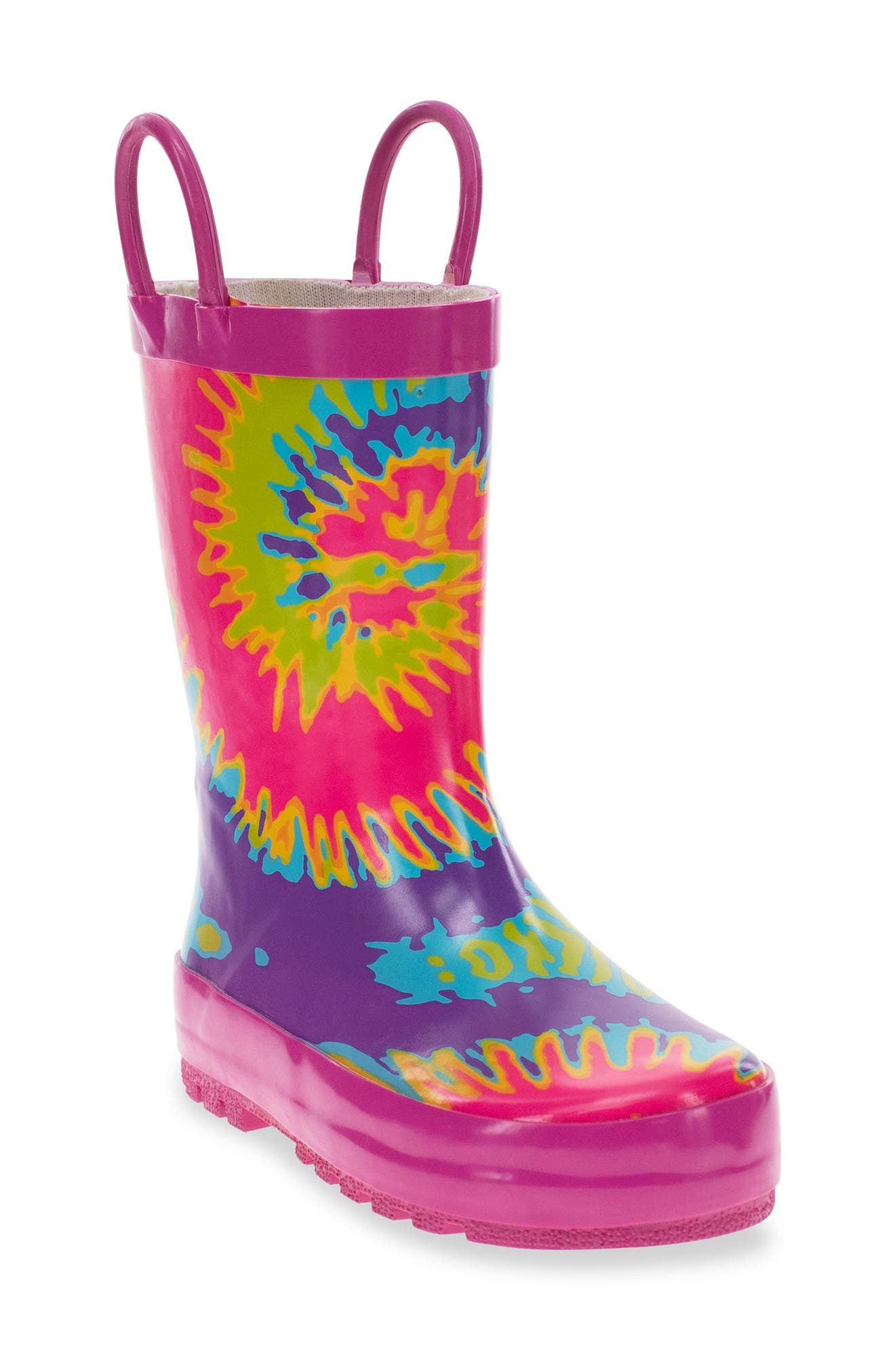 tie rain boots