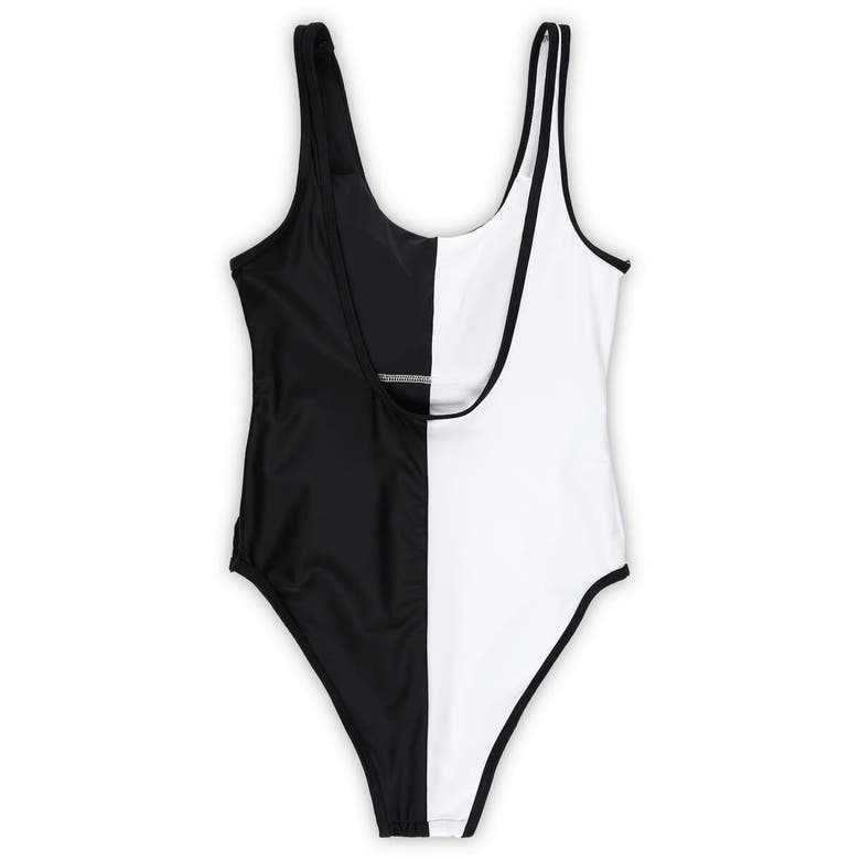 Shop G-iii 4her By Carl Banks Black/white Minnesota Vikings Last Stand One-piece Swimsuit