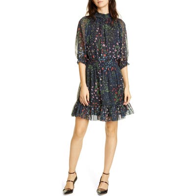 Joie Shima Smocked Details Dress, Blue