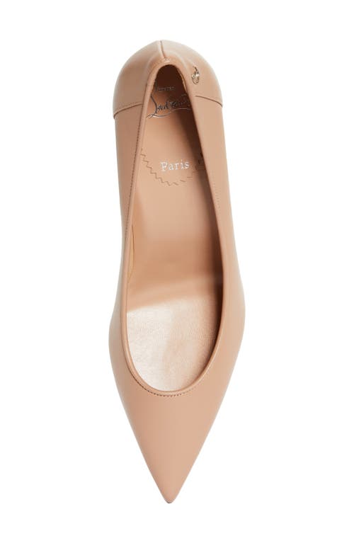 Shop Christian Louboutin Sporty Kate Pointed Toe Pump In N295 Blush/lin Blush