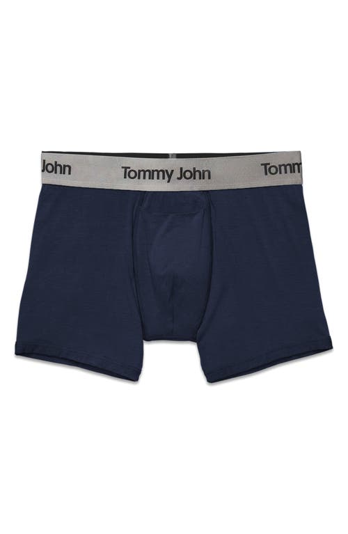 Tommy John 2-Pack Second Skin 4-Inch Boxer Briefs in Dress Blues/Black
