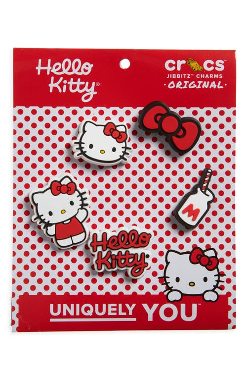 CROCS x Hello Kitty 5-Pack Jibbitz Shoe Charms in White at Nordstrom