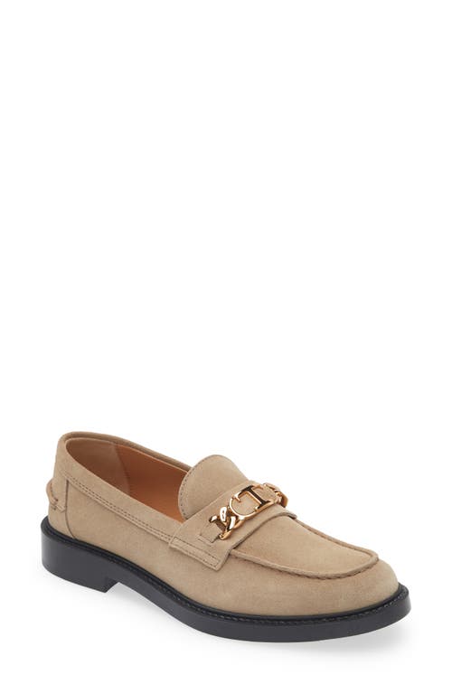 Tod's Gomma Basso Suede Loafer Tabacco Chiaro at Nordstrom,