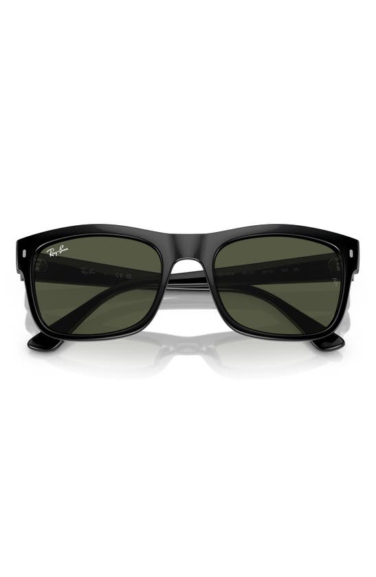 Shop Ray Ban Ray-ban 56mm Square In Black