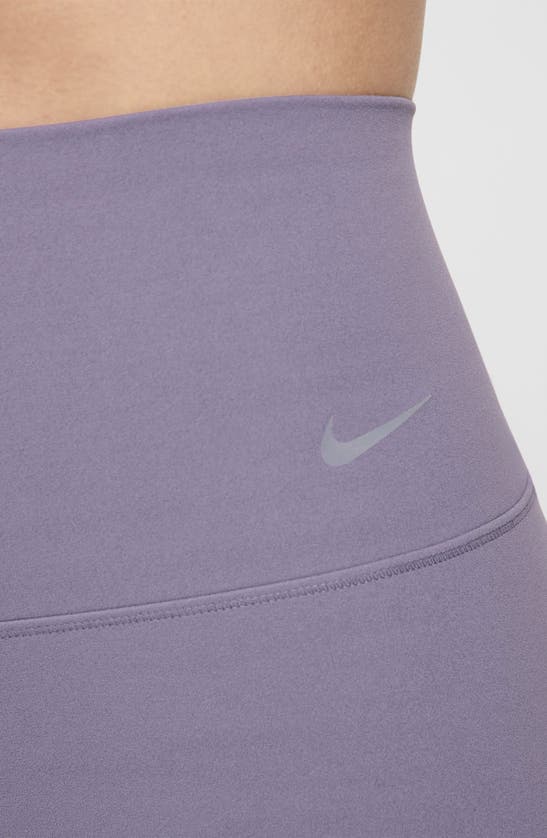 Shop Nike Zenvy Dri-fit High Waist Leggings In Daybreak/black