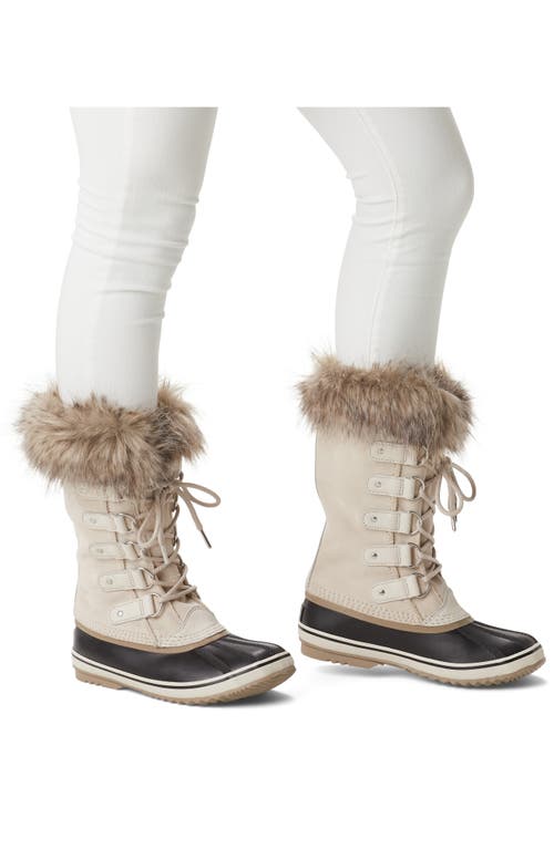 Shop Sorel Joan Of Arctic Waterproof Boot In Fawn/omega Taupe