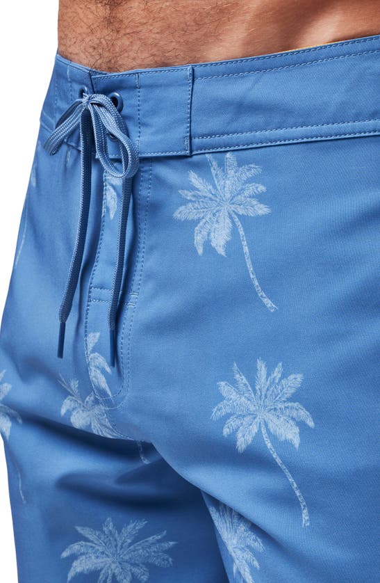 Shop Travis Mathew Travismathew Island Life Swim Trunks In Quiet Harbor