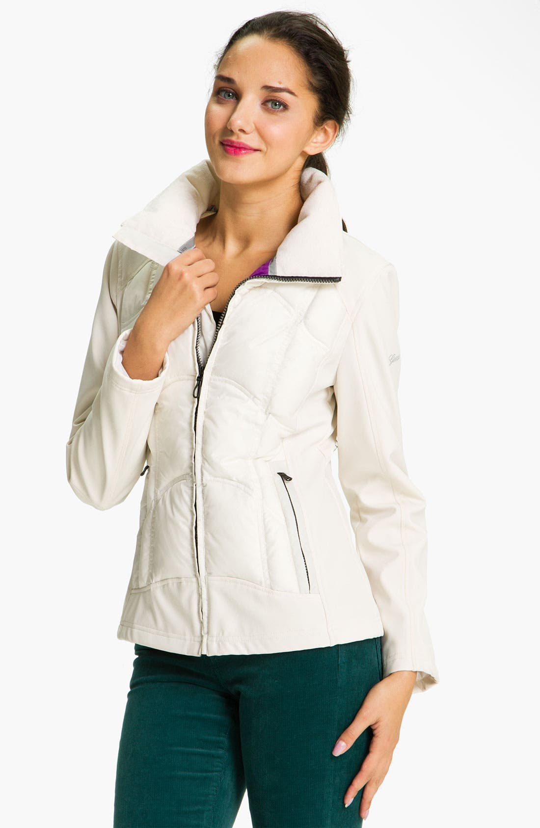 GUESS Wing Collar Quilted Jacket Nordstrom