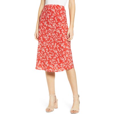 Heartloom Ryder Floral Skirt, Red