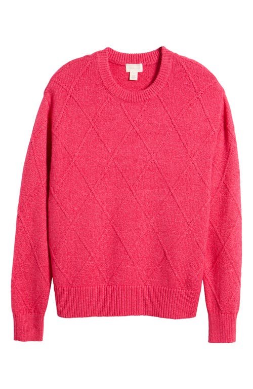 CASLONR CASLON(R) DIAMOND CABLE KNIT SWEATER 