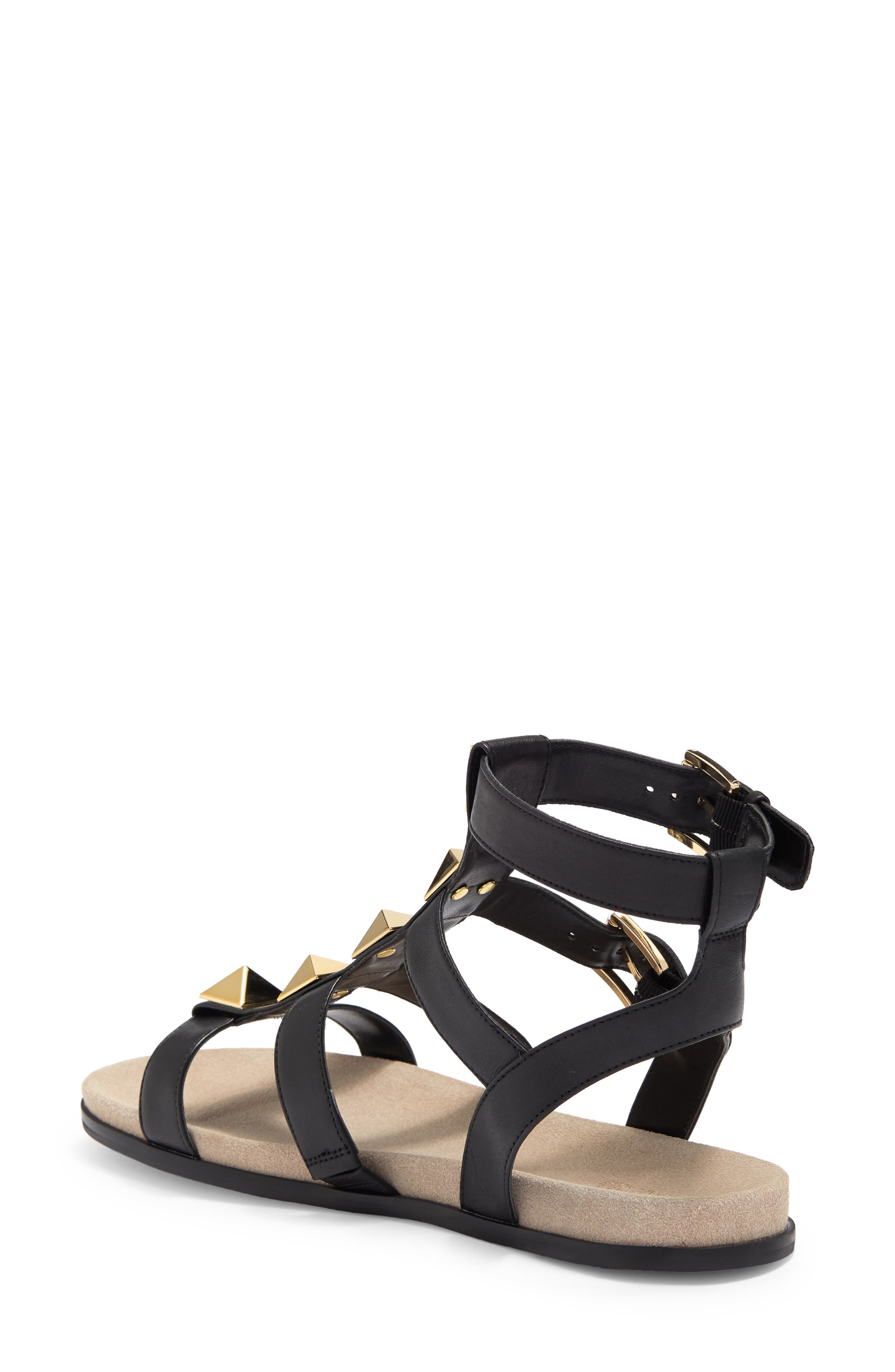 michael kors black gladiator sandals