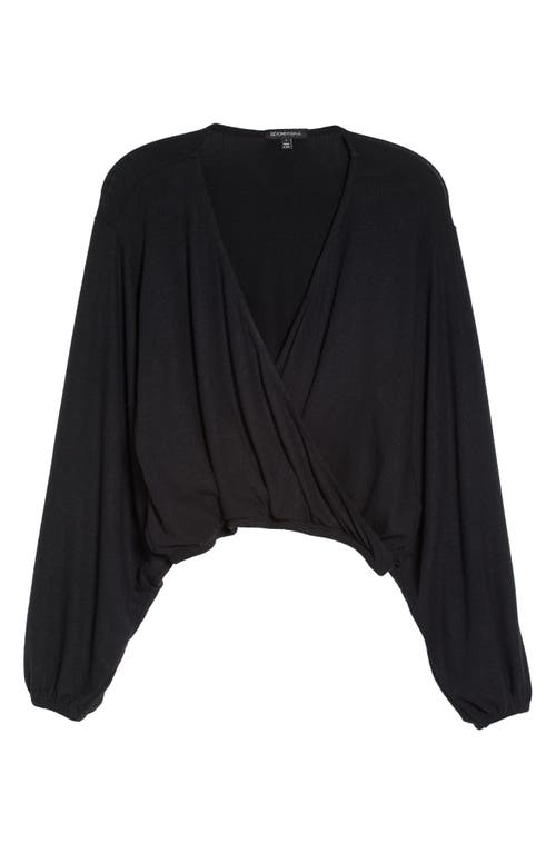 Shop Beyond Yoga Wrapped Up Pullover In Black