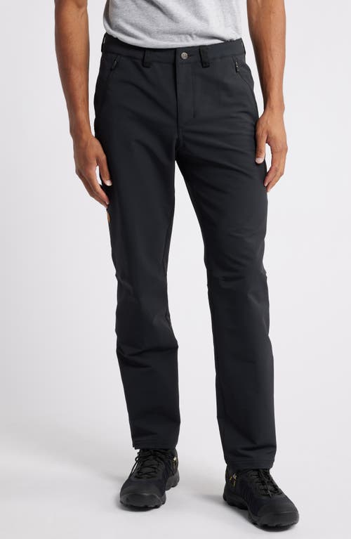 Shop Fjall Raven Fjällräven Abisko Winter Stretch Pants In Black