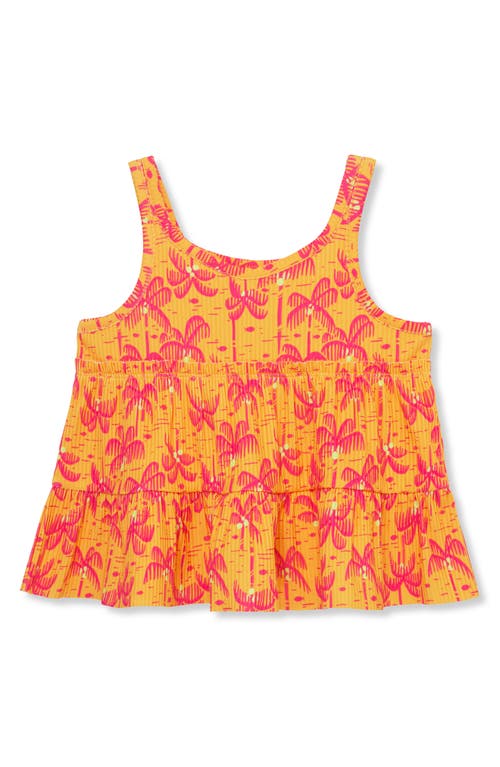 Peek Aren'T You Curious Kids' Palm Tree Tiered Tank Top Print at Nordstrom,