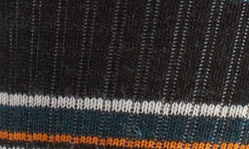 Shop Smartwool Hike Light Cushioning Panorama Merino Wool Blend Crew Socks In Charcoal