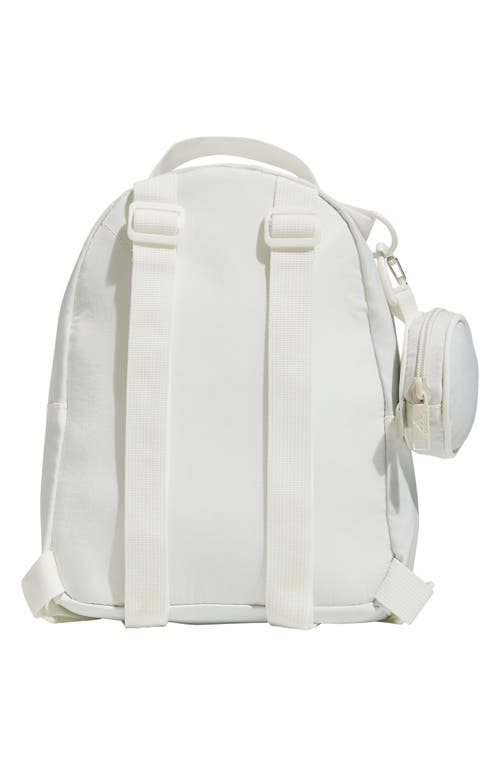 Shop Adidas Originals Adidas Must Have Mini Backpack In Off White/putty Grey
