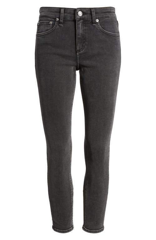 Shop Rag & Bone Cate Ankle Skinny Jeans In Washed Black