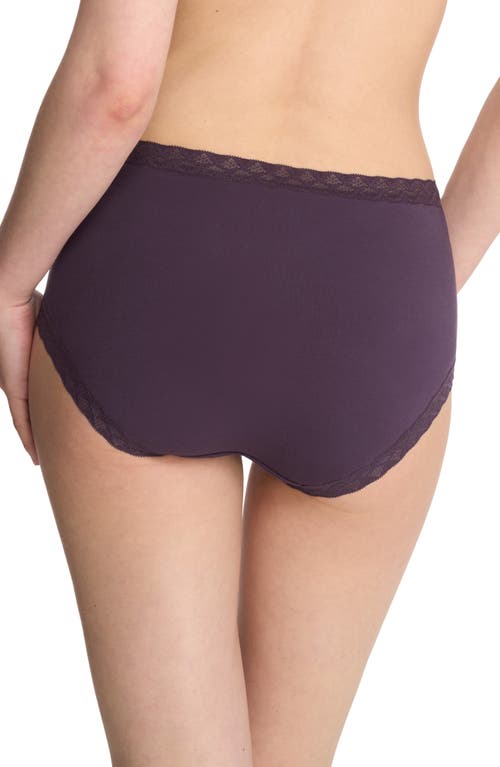 Shop Natori Bliss Stretch Cotton Full Briefs In Verbena