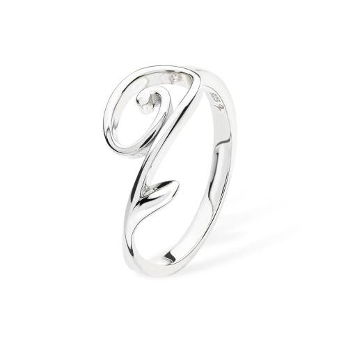 Lucy Quartermaine Q Ring In Sterling Silver