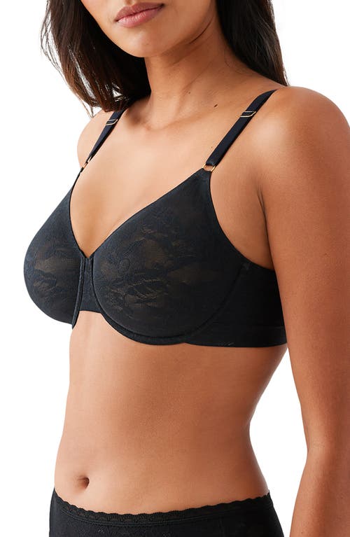 Shop Wacoal High Profile Underwire Unlined Bra In Black