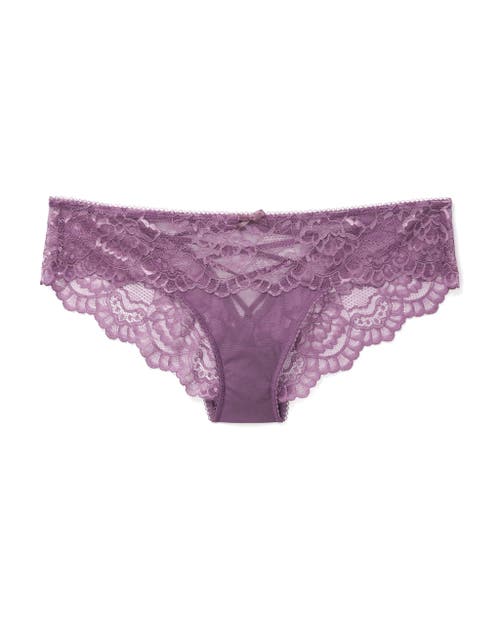 Shop Adore Me Enny Bikini Panties In Dark Purple