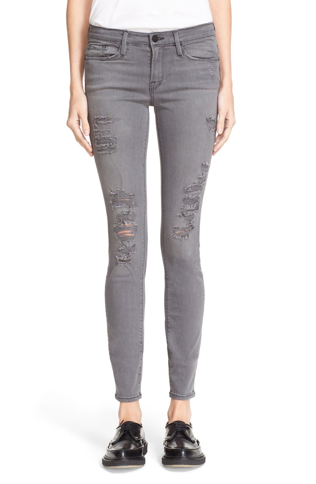 frame gray jeans